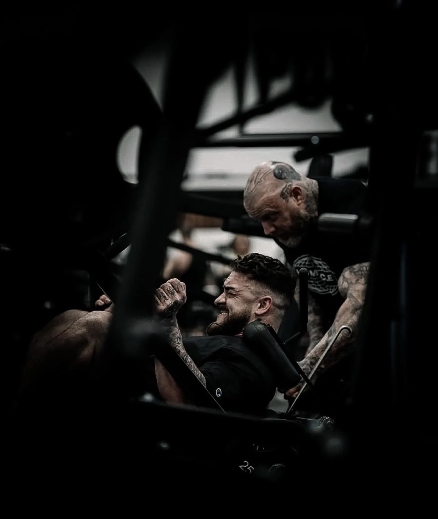Dan coaching a client in the gym