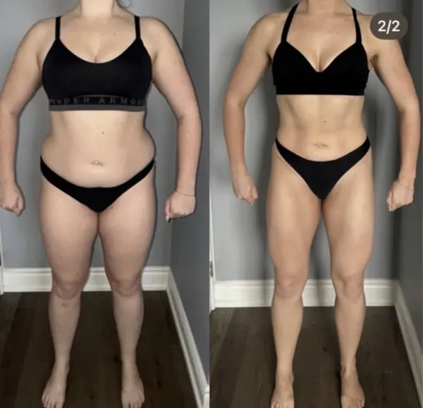 Body Recomposition — Front — Dan Calicchia personal training client, Toronto & GTA